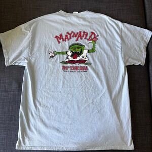 Maynard's By The Sea Pacific Beach California Graphic‎ T Shirt Mens XL